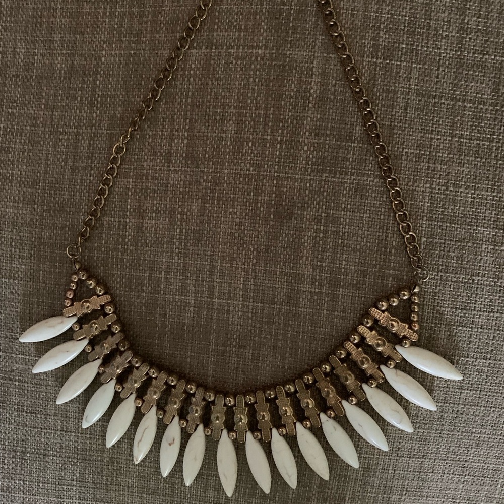 Boho chunky necklace